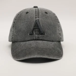 Vintage Soft Top A Letter Baseball Cap For Couples