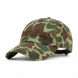 Classic Retro Camo Baseball Cap 3D Embroidered  Dad Hat