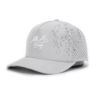 5-Panel Trucker Hat-Waterproof Perforated Baseball Cap for Outdoor Sports
